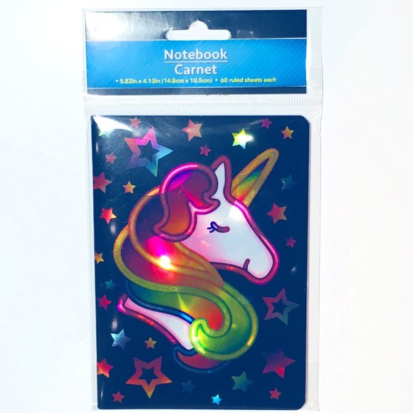 *3/$15* Fun Unicorn & Stars Notebook - Picture 2 of 3